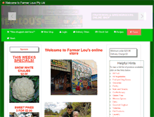 Tablet Screenshot of farmerlous.com.au
